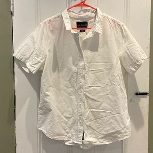 Wildfang Classic White Button-Down Shirt XL